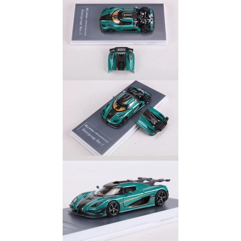 MJ 1/64 ONE:1 Veicolo a motore in lega Modelli pressofusi Collezione di giocattoli per auto Regali di Natale per ragazzi