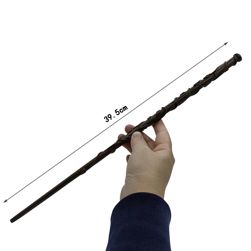 27 styles 35-42cm Anime Harries Cosplay Show Metal Core Magic Wand Full Range Stage Props Voldmort Bellatrix Christmas Gift Toys