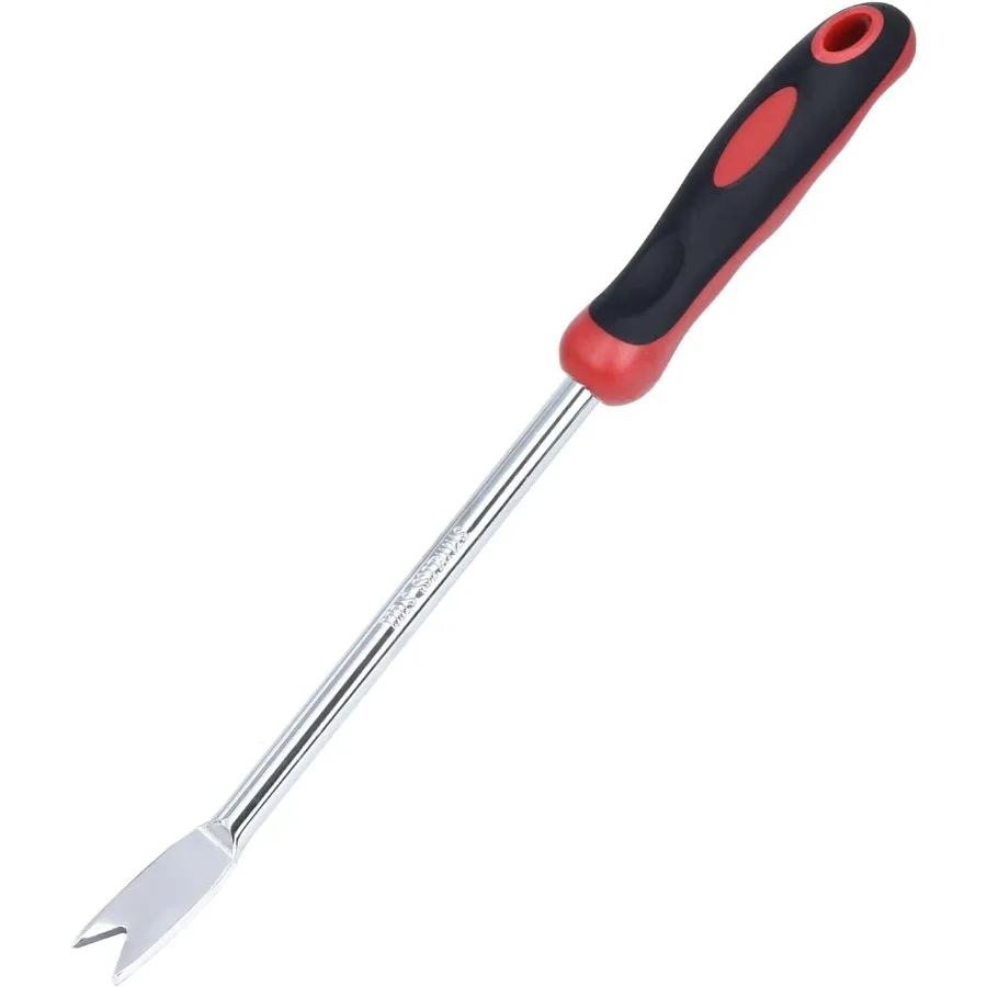 

Weed Puller Tool Dandelion Weeder Puller Tool with Soft Handle TwoPronged Fork Weed Remover Tool for Easy Weed Removal Stainles