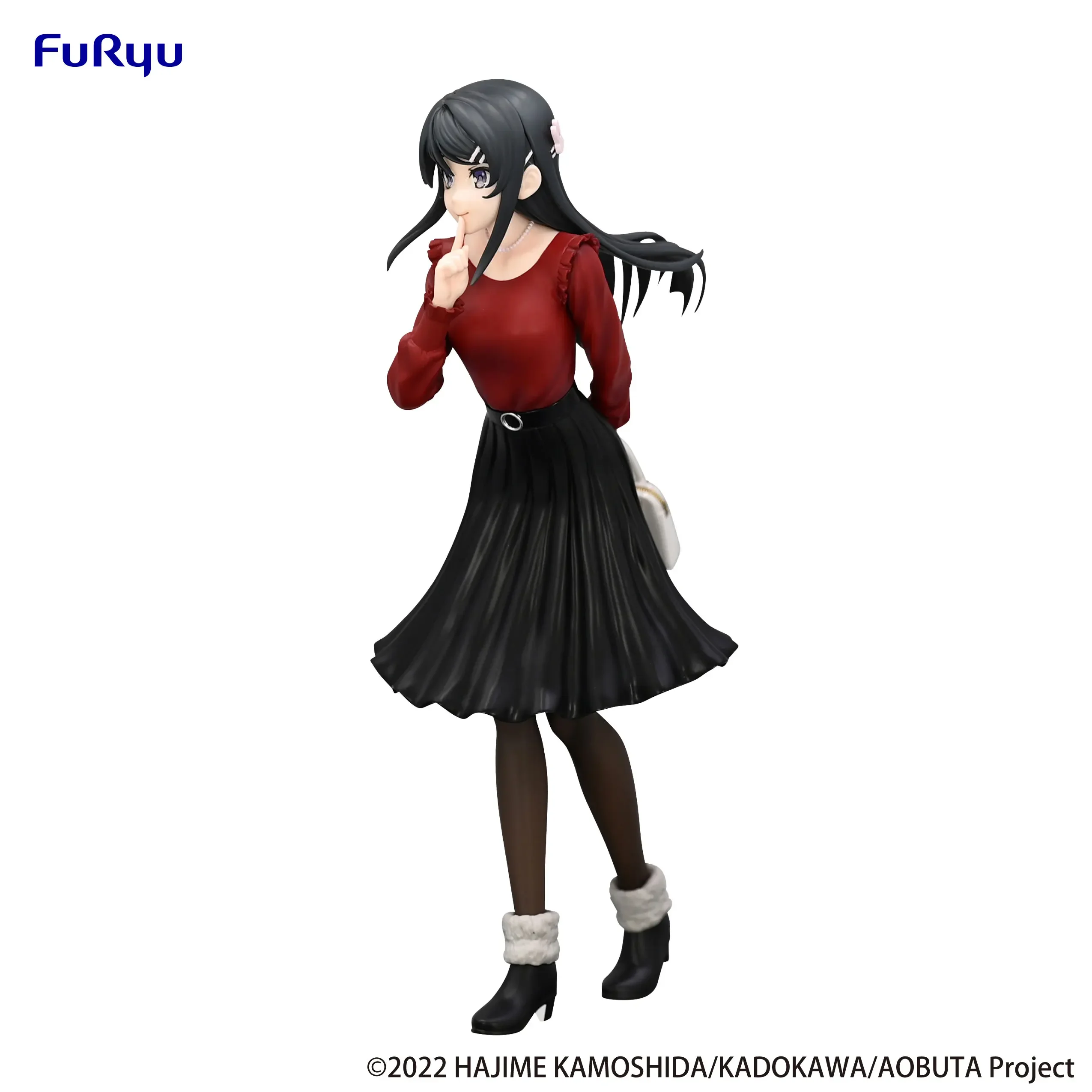 In Stock Original Furyu Anime Rascal Does Not Dream Series Trio-Try-iT Action Figure -Mai Sakurajima Winter Outfit Ver. Toy Gift