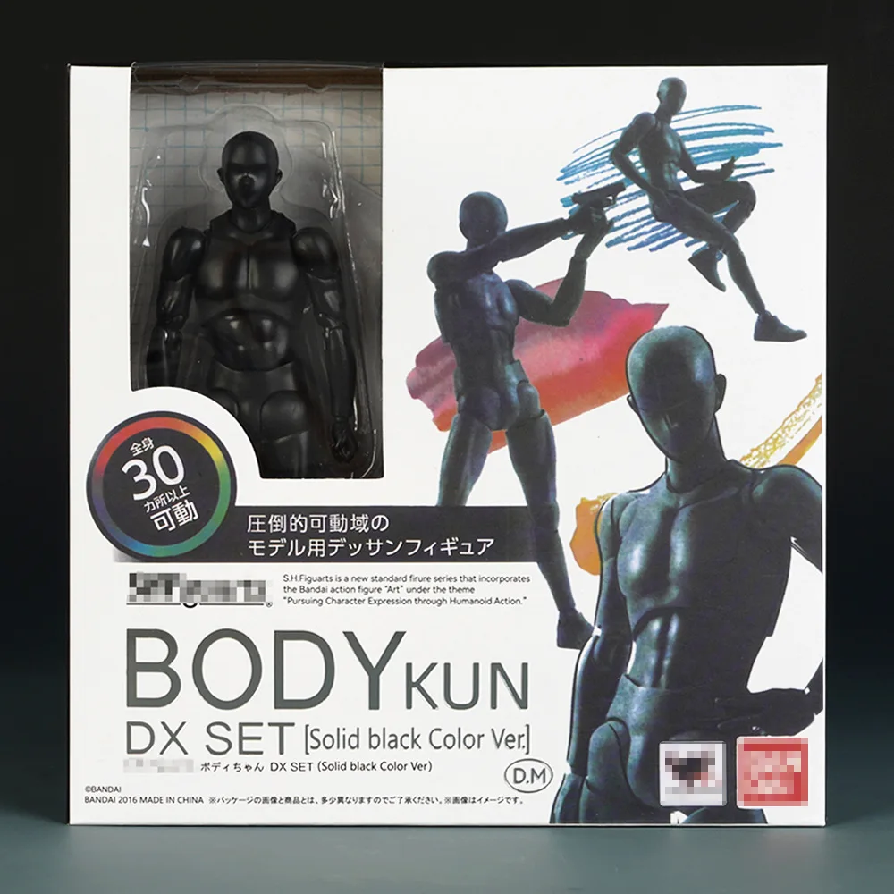 Sketch Draw-figura de acción de Kun Body Chan para hombre y mujer, cuerpo móvil, dolor en las articulaciones, modelo de juguete Shf, maniquí para dibujar