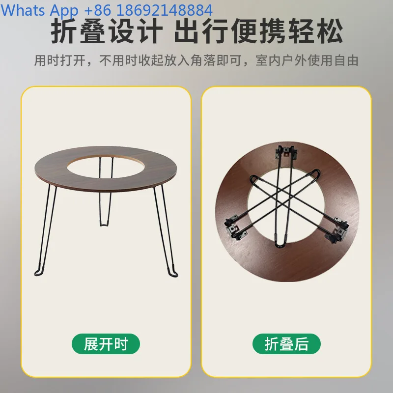 Tea Brewing Stove Set for Home Indoor Winter Tea Brewing Charcoal Stove BBQ Table Tea Brewing