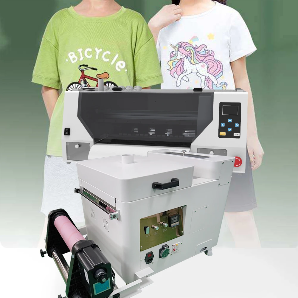 

KECAI 30cm XP600 Double Head DTF Printer Automatic A3 DTF Roll Tshirt Printer Inkjet Clothes Printer Printing Machine