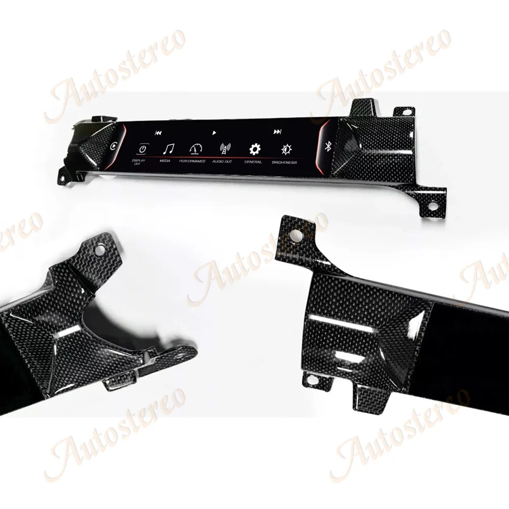 

Приборная панель из углеродного волокна, автомобильный пассажирский экран, инструмент для Ferrari 458, цифровой кластер, атмосферный свет, дисплей Copilot