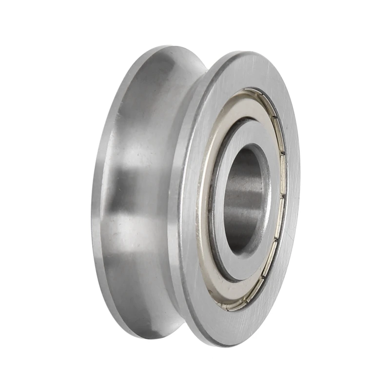 LFR5206-25 KDD Deep U Groove Round Bottom Bearing 25X72X23.8X25.8Mm Track Roller Wheel Guide Pulley Rail Rolling Bearing