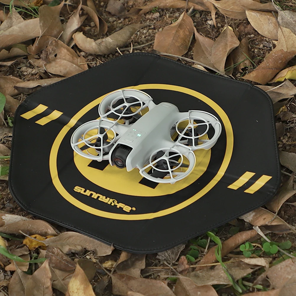 Drone Landing Pad 35cm 55cm Fast-Fold Helipad for DJI NEO/Mini SE/Air 2S/Mavic 2/Mavic Mini/Mavic Air 2 Universal Landing Pad