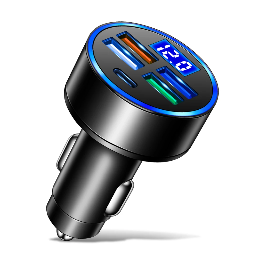 3.1A USB Car Charger Fast Charging Type C USB Phone Adapter in Car For iPhone 13 Pro Xiaomi Huawei Samsung Quick Charger