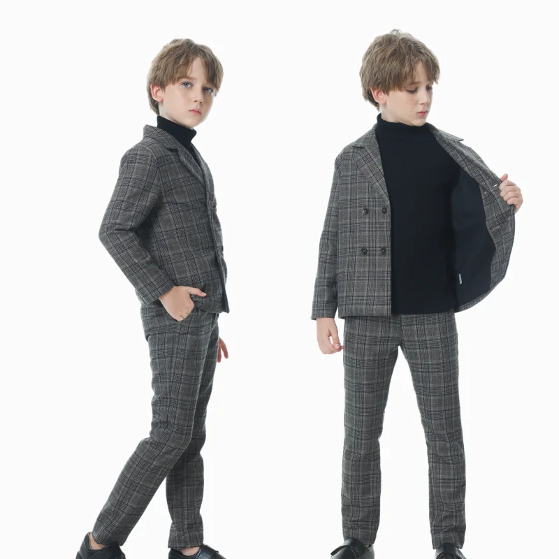 AS AW23 colección de Shabbos a cuadros, ropa a juego para niños y niñas, trajes a cuadros para bebés, chaqueta, falda, mameluco, pantalones,