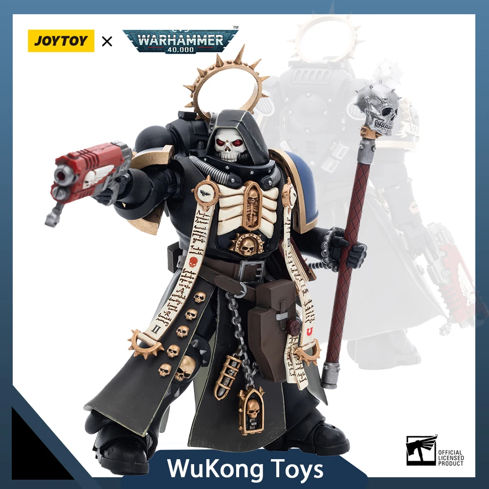 

JOYTOY Warhammer 40K Ultramarines Primaris Chaplain Brother Varus 1/18 Collectible Model Action Figures Desktop Decor Toys Gift