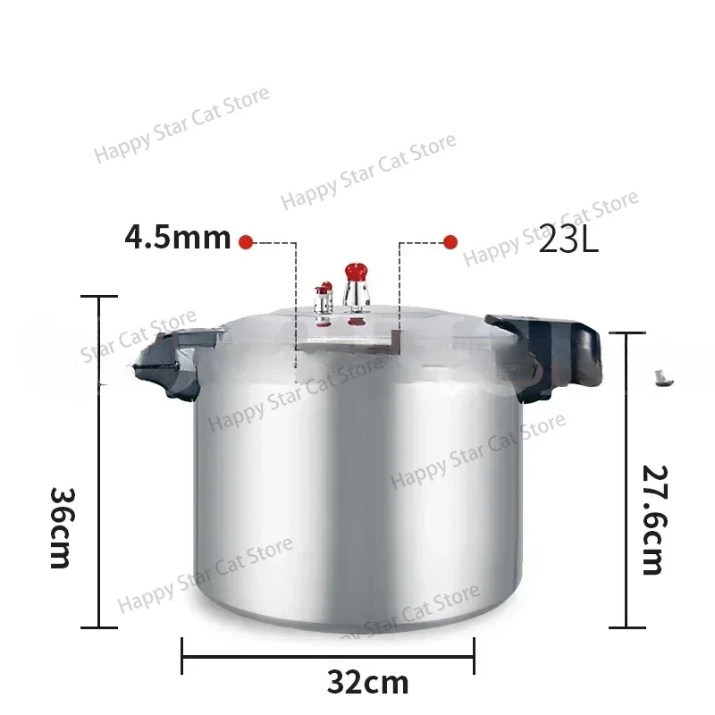 

Thickened explosion-proof pressure cooker commercial large-capacity gas induction cooker universal large pressure cooker 23L 25L