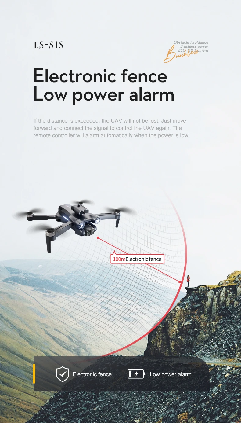 Novo S2S Mini Drone Profissional 8K HD Câmera Voar 25Min Evitar