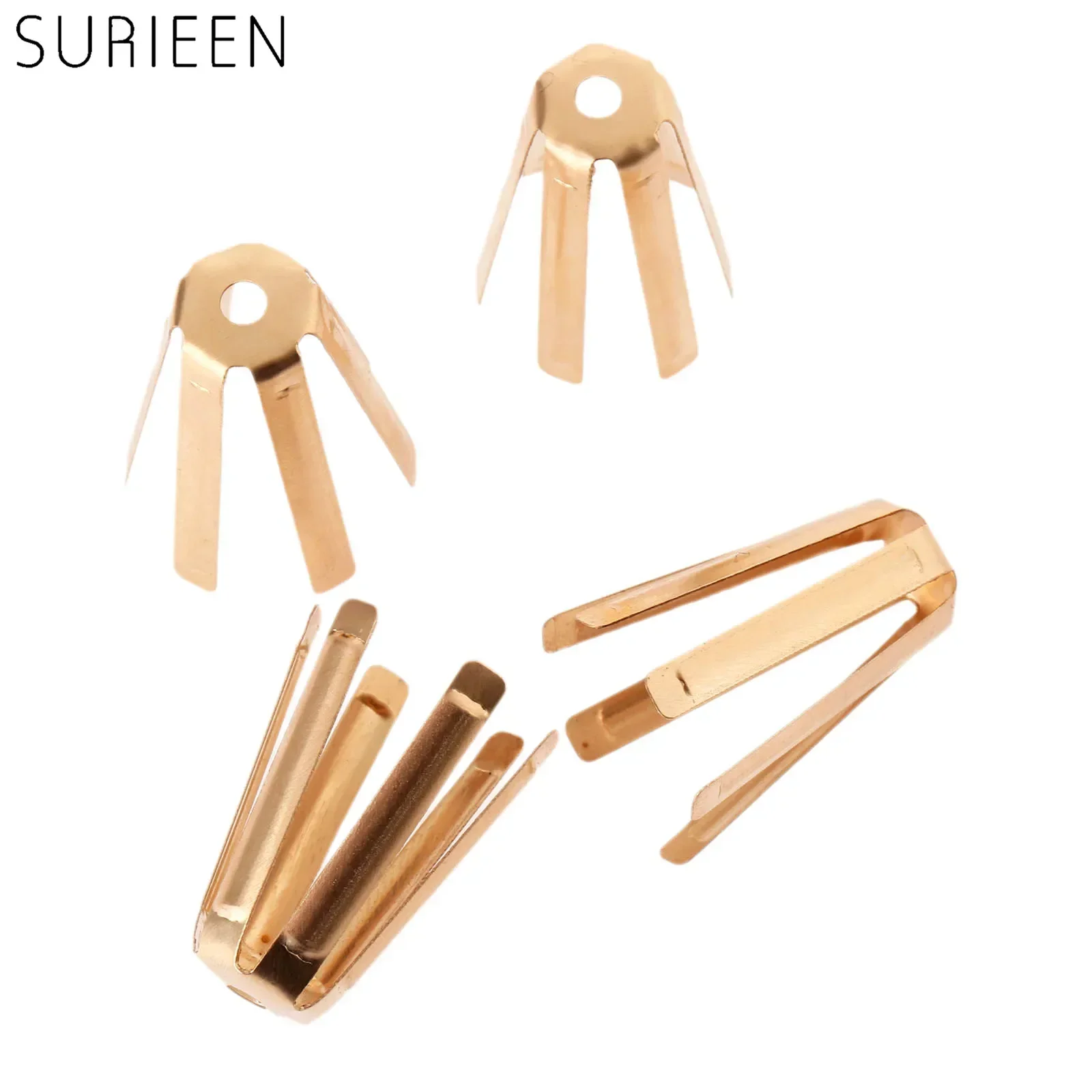 SURIEEN Universal 5pcs Golf Brass Shaft Shim Adapter Fit 0.350 Outdoor Golf Club Shafts Accessories Golf Adapter Spacer Shims