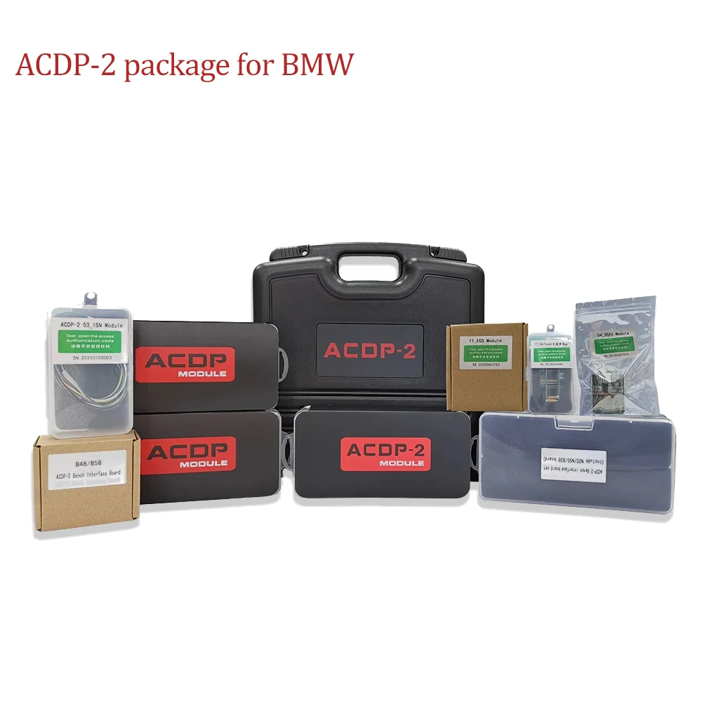 ACDP-2 package for BMW BMW CAS1-CAS4 FEM/BDC key programming Support BMW FEM/BDC key programming and mileage reset by automaticm