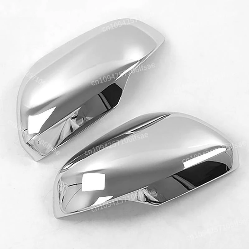 

-Car Chrome Rear View Rearview Side Glass Mirror Cover Trim Frame Side Mirror Caps For Triton L200 2019-2021
