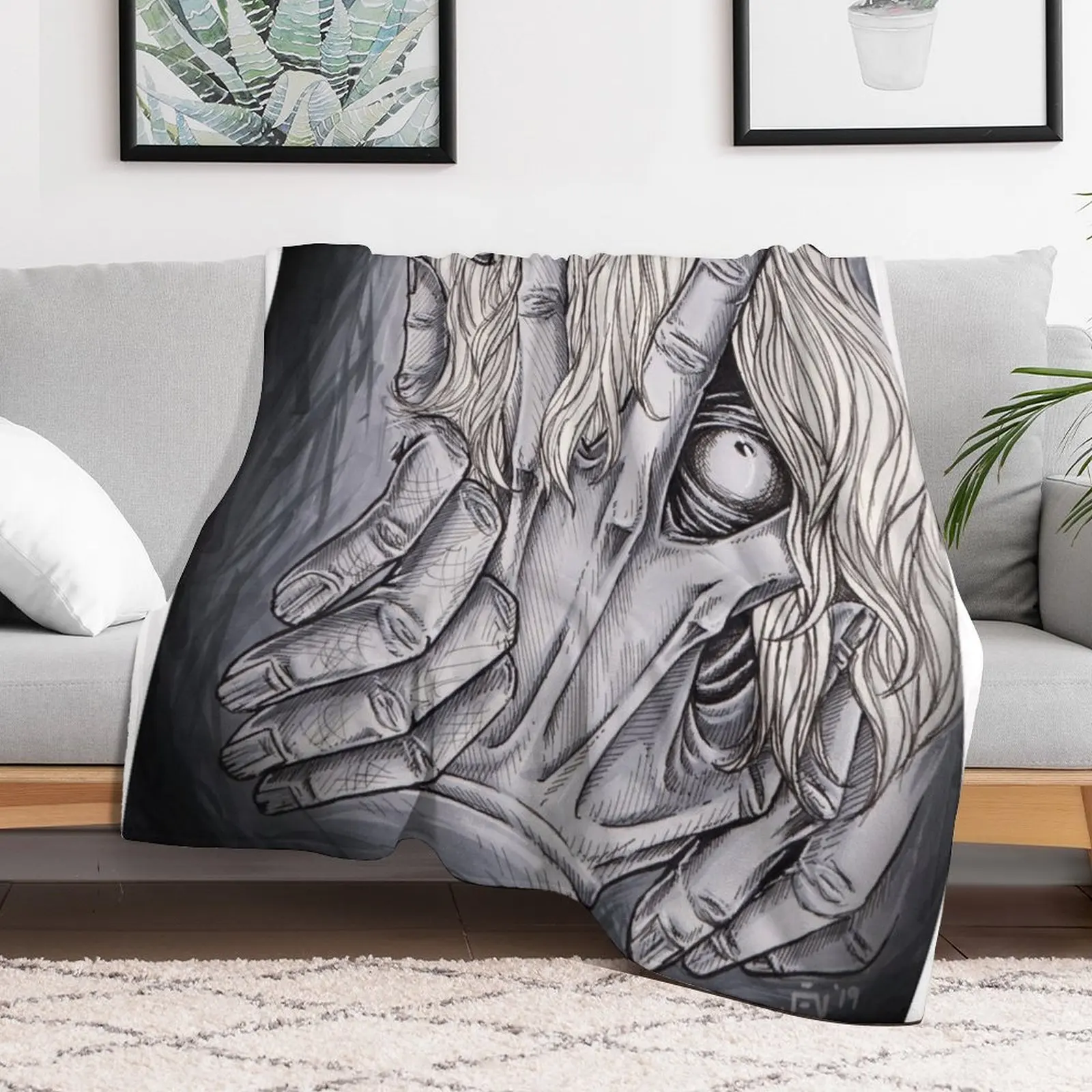 Shigaraki Tomura Throw Blanket Decoratives Sofas Blankets