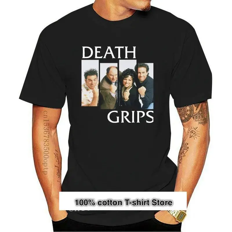 Camiseta negra de Death Grips para hombre, ropa informal de estilo veraniego, 2021