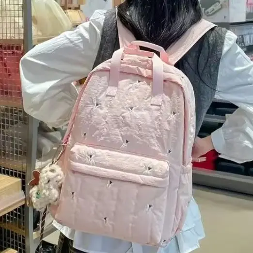 

2026 New Print Women Backpack Student Book Bag For Teenage Girls Large Capacity Laptop Travel Rucksack Casual Daily School Bag
