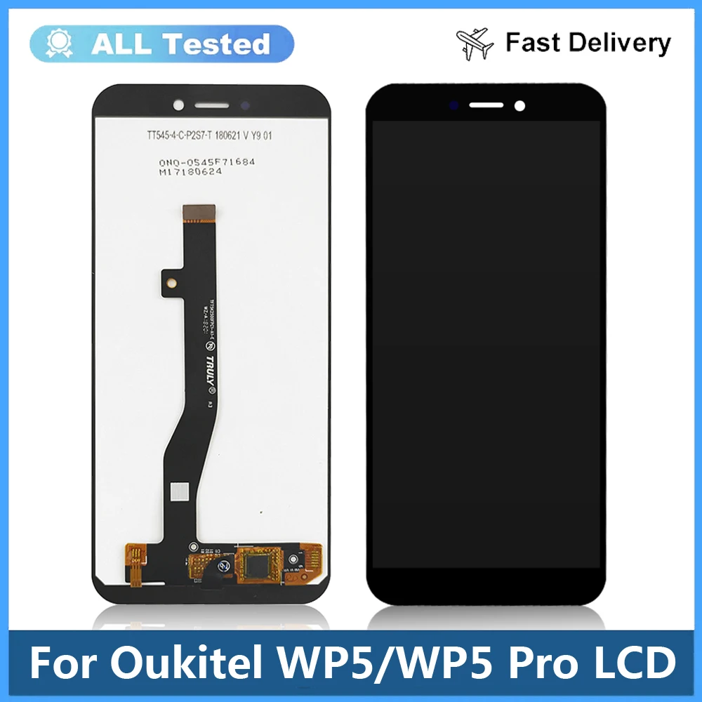 

5.5 inch Tested Oukitel WP5 LCD Display and Touch Screen Digitizer Assembly Replacement For Oukitel wp5 pro Phone lcd sensor