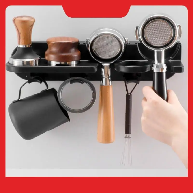 Coffee Machine Storage Rack Non-Punching Coffee Machine Finishing Wall Stand Powder Cloth Organizer Finishing Wall Stand Durable