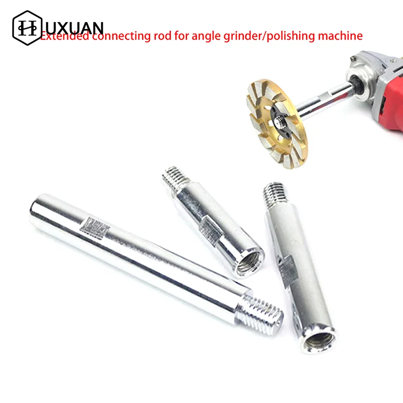 

M14 Thread Adapter Angle Grinder Extension Rod 75/100/140mm Thread Adapter Rod Polishing Pad Grinding Connection Rod Polisher