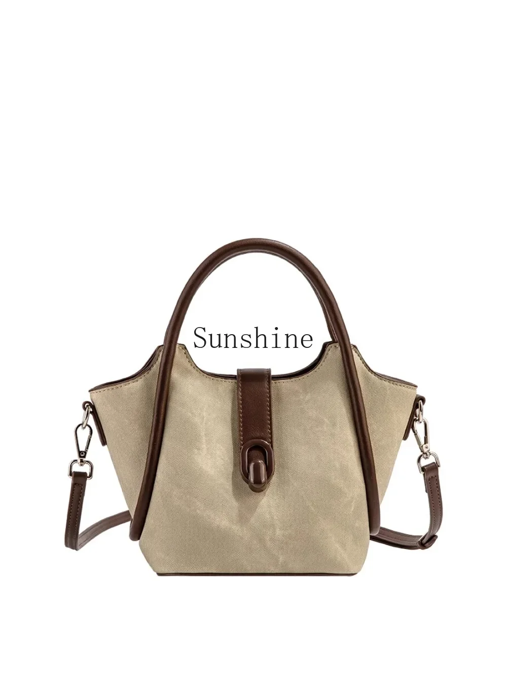 Vegetable basket bag women's light luxury high-end sense niche work small bag