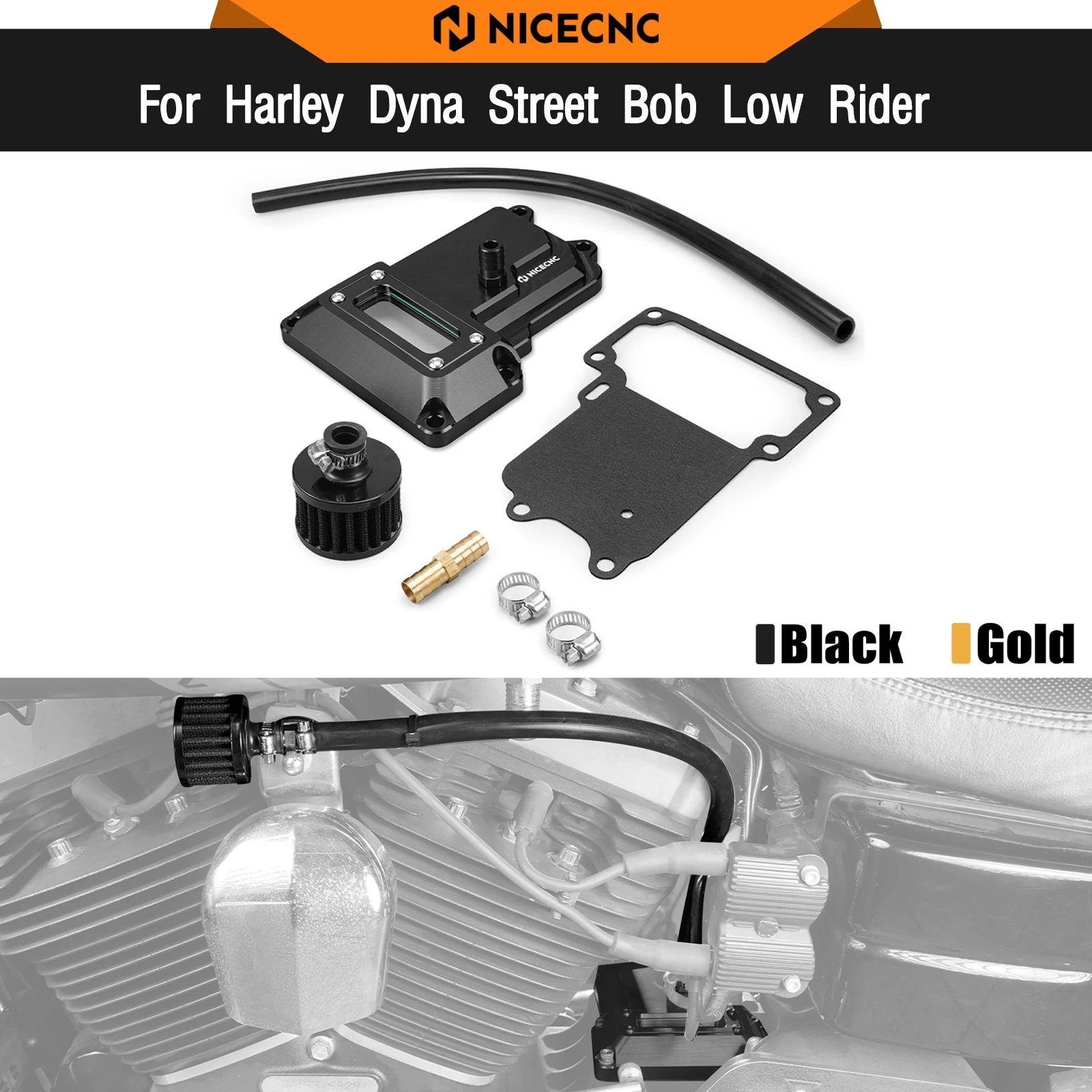 

For Harley Dyna Street Bob FXDB 2006-2017 Vented Transmission Top Cover Low Rider FXDL Fat Bob FXDF Super Glide FXDC Wide Glide