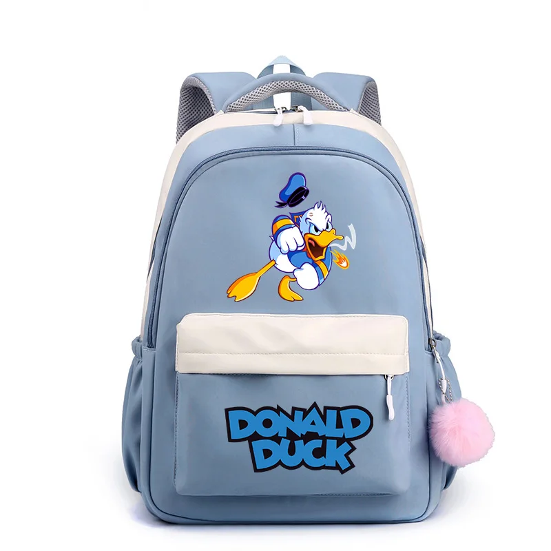 

Disney Donald Duck Popular Kids Teenager School Bags High Capacity School Fashion Student Backpack Travel Knapsack Mochila