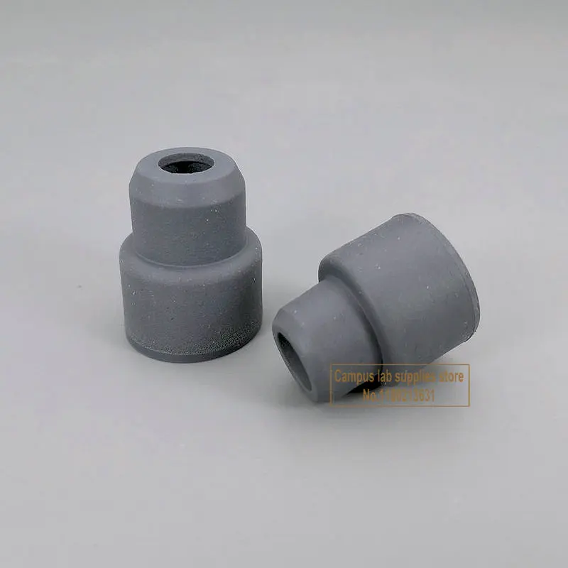 20pcs/50pcs/100pcs Lab Gray/white Rubber Stopper Reverse Thread Cap 14# 19# 24# Rubber Sealing Plug for Laboratory Bottles