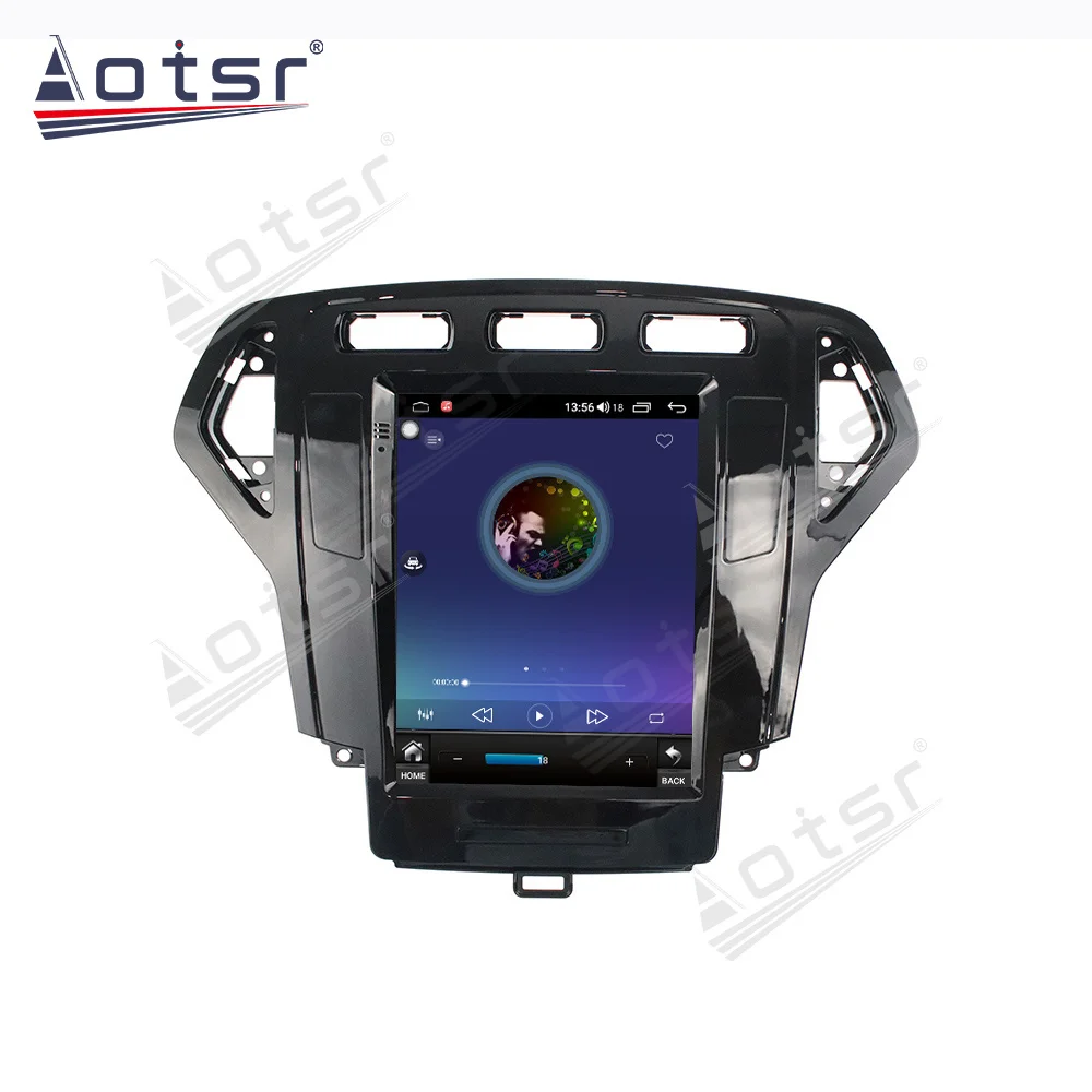 Vertical Screen Tesla Style Ford Mondeo 2007-2010 Car GPS Multimedia Radio Bluetooth Navigation Player Headunit