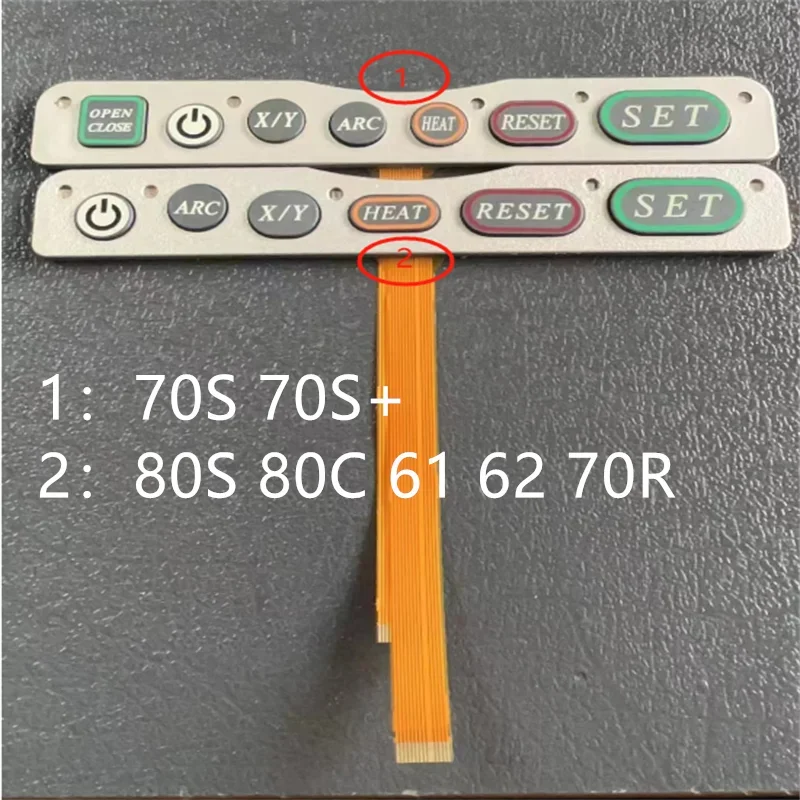 

fiber fusion splicer keys for FSM-70S FSM-80S FSM-19S FSM-62S 70R 70R+ 19S+ fiber fusion splicer keyboard Power switch button