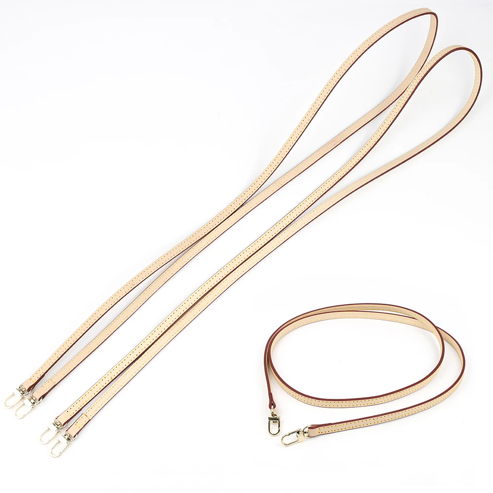 Premium 120CM Genuine Leather Natural Coffee Color Bag Strap Replacement Shoulder Handbag Accessories for Women Bags Belt