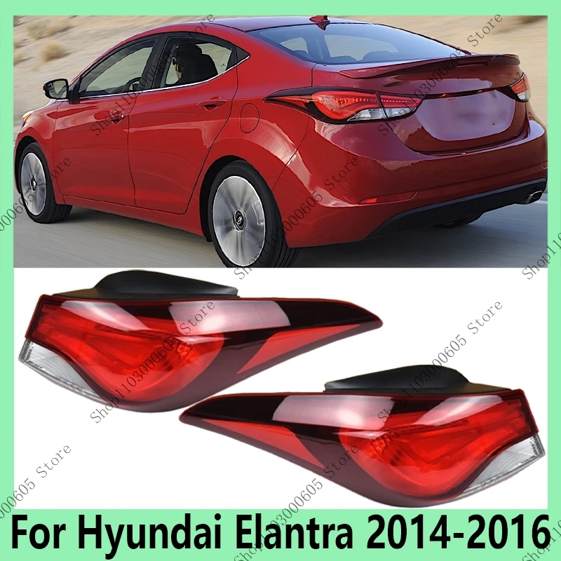 

For Hyundai Elantra 2014 2015 2016 Automobile Accessories Rear Bumper Tail Light Assembly Brake Warning Light Turn Signal