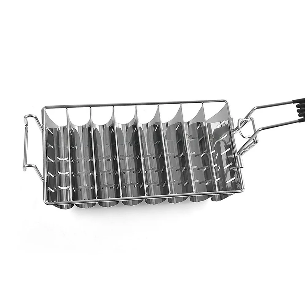 

1Pcs Stainless Steel 8 Grid V Shape Taco Shell Fryer Basket For Frying Hard Tortilla Maker Modern Kitchen Cooking Tool Gadget