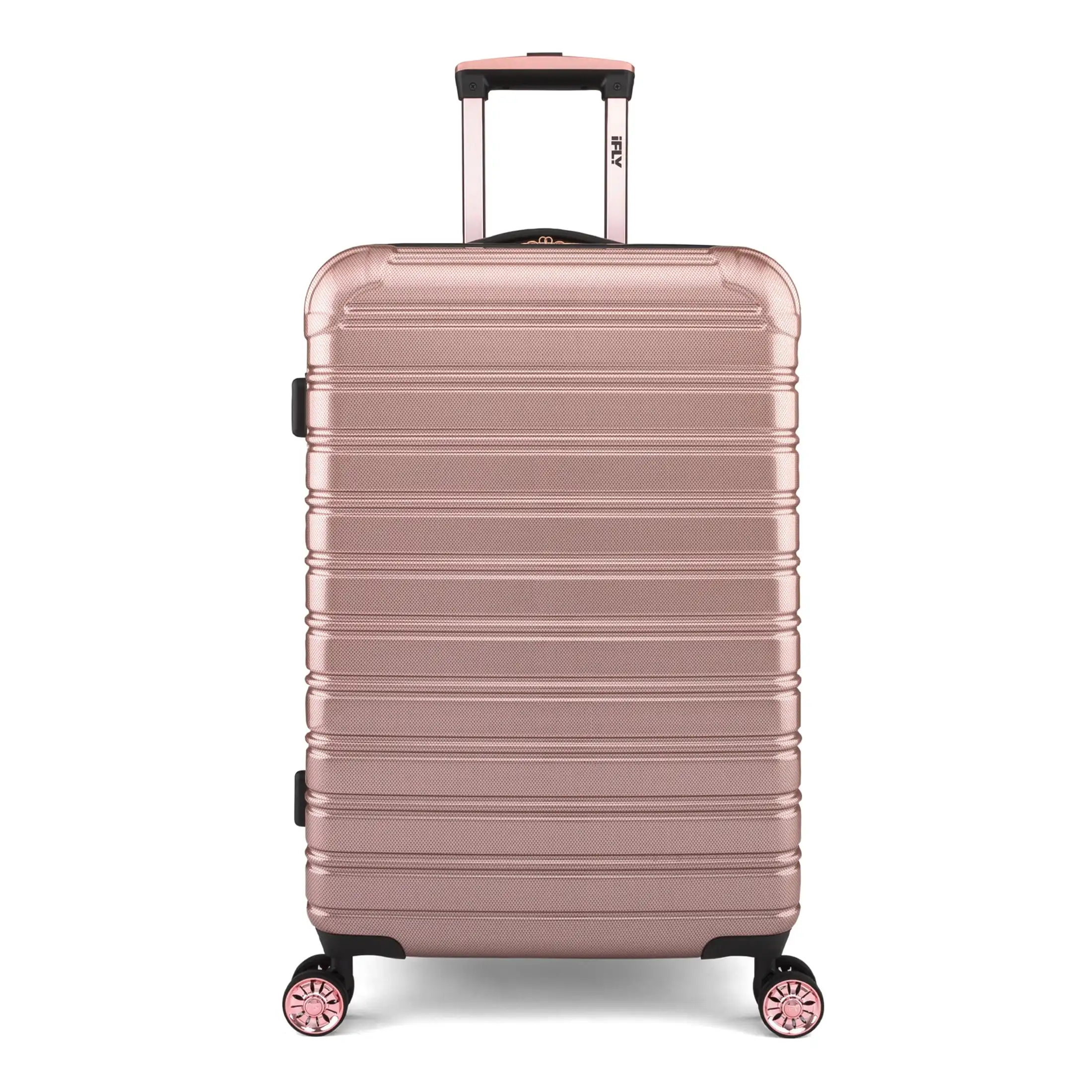 

Hardside Fibertech Luggage 24" Checked Luggage, Rose Gold