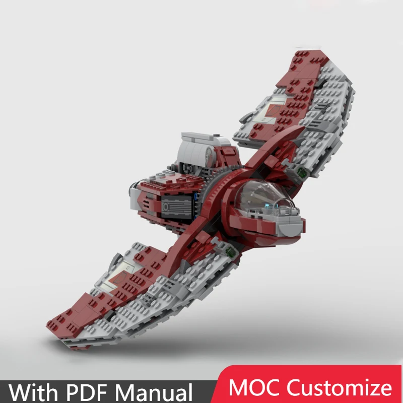 

Hot 675 PCS MOC Space Series Starfighter Model Building Block Brick DIY Creative Assembly Educational Toy Christmas Gift