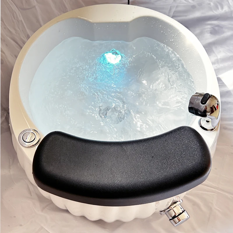 كرسي باديكير سبا للقدمين حديث فاخر مع نظام نفاث بدون أنابيب، مناسب لصالونات الأظافر #4