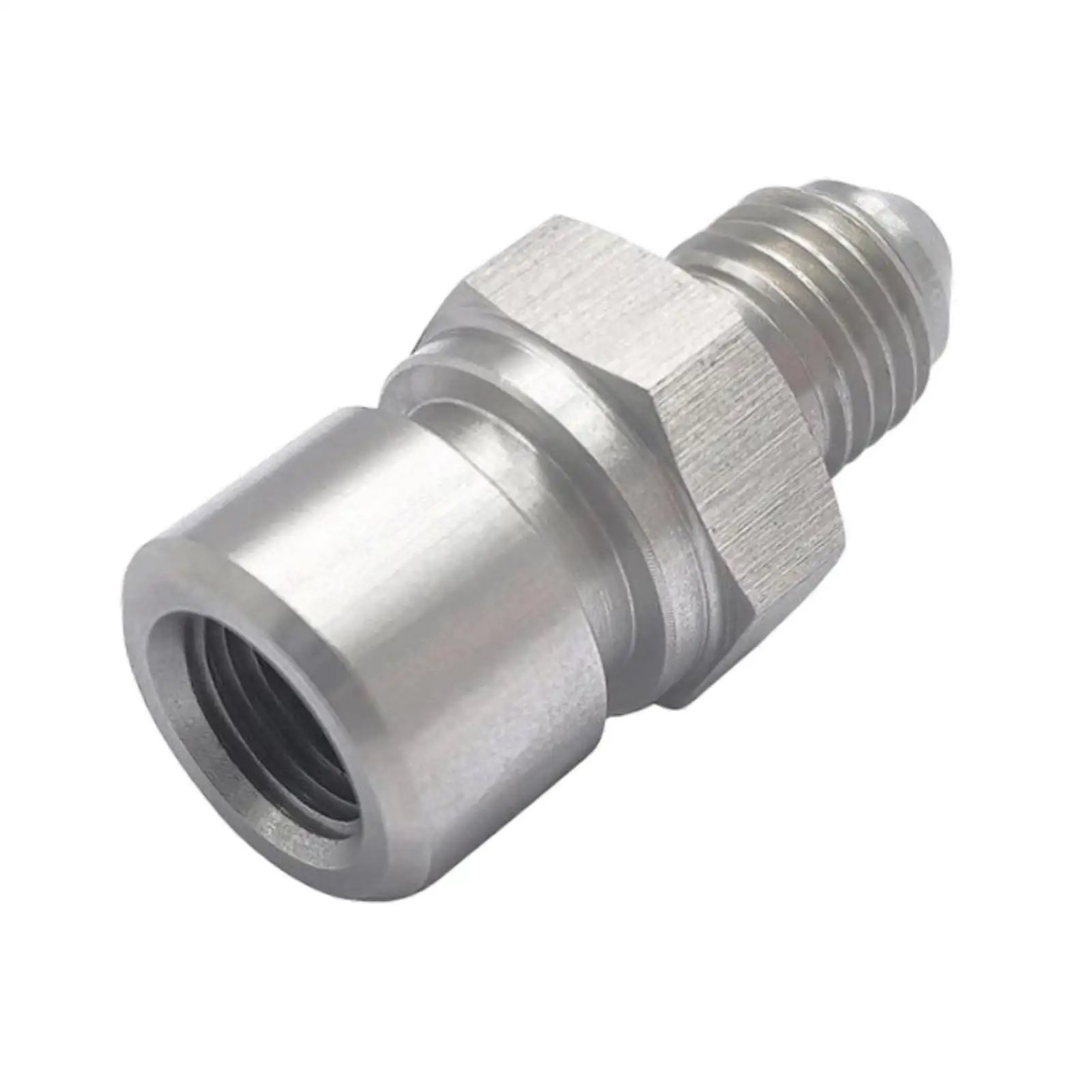 Metric Inverted Flare Female Brake Line Adapter Stainless Steel Hose Connector for Vehicle Brake Wheel Cylinders and Calipers