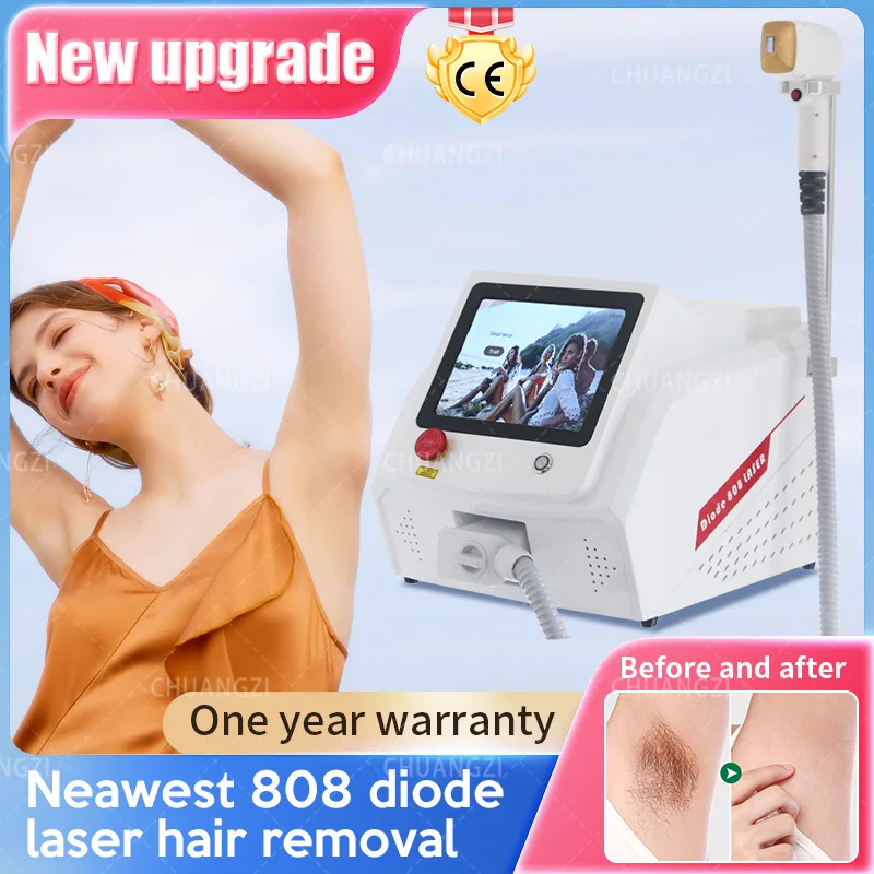 Laser 808NM 755NM 1064NM Diode Laser Hair Removal Machine Safe Painless Permanent Depilation Hottest New Style