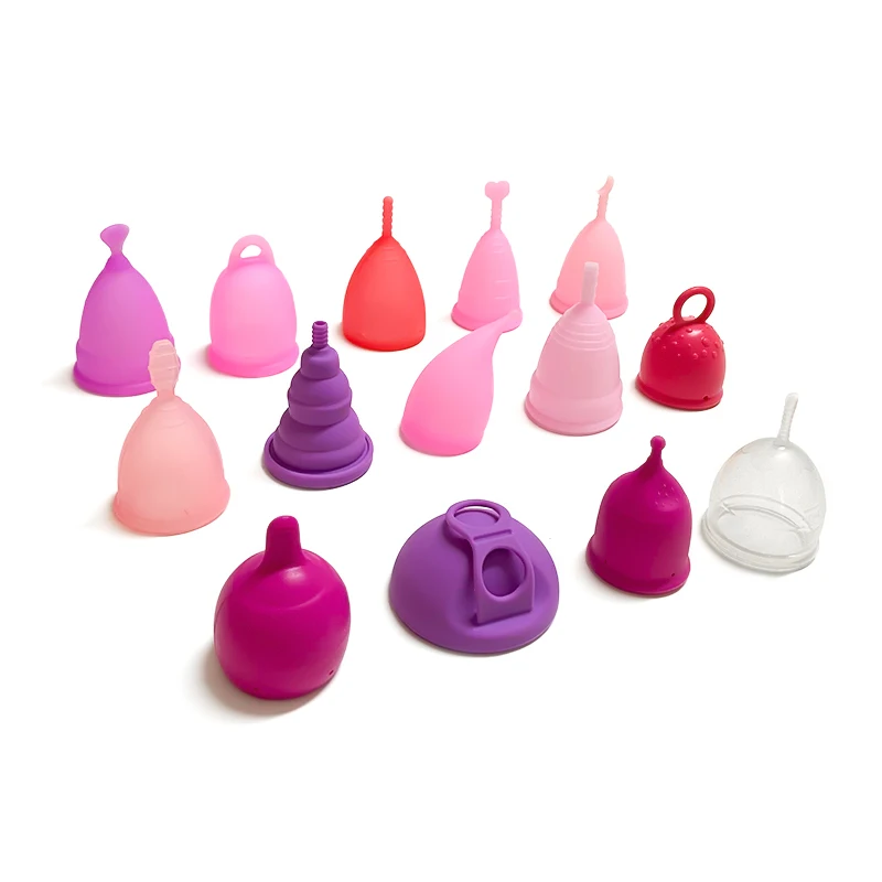 1pcs Feminine Hygiene Menstrual Silicone Cup Medical Silicone Menstrual Cup Lady Women Period Cup