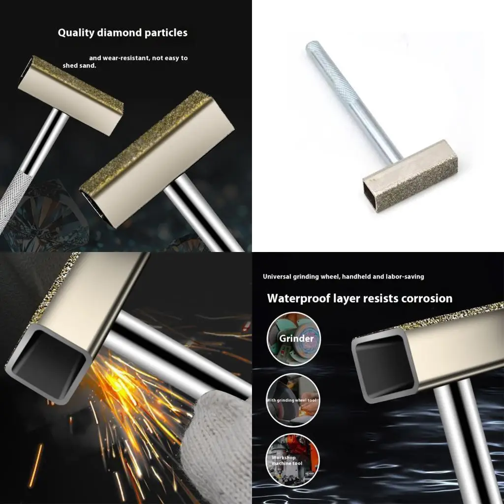 

E8BD Coated Grinding Wheel Dresser with Knurled Grip For Precise Resurfacing
