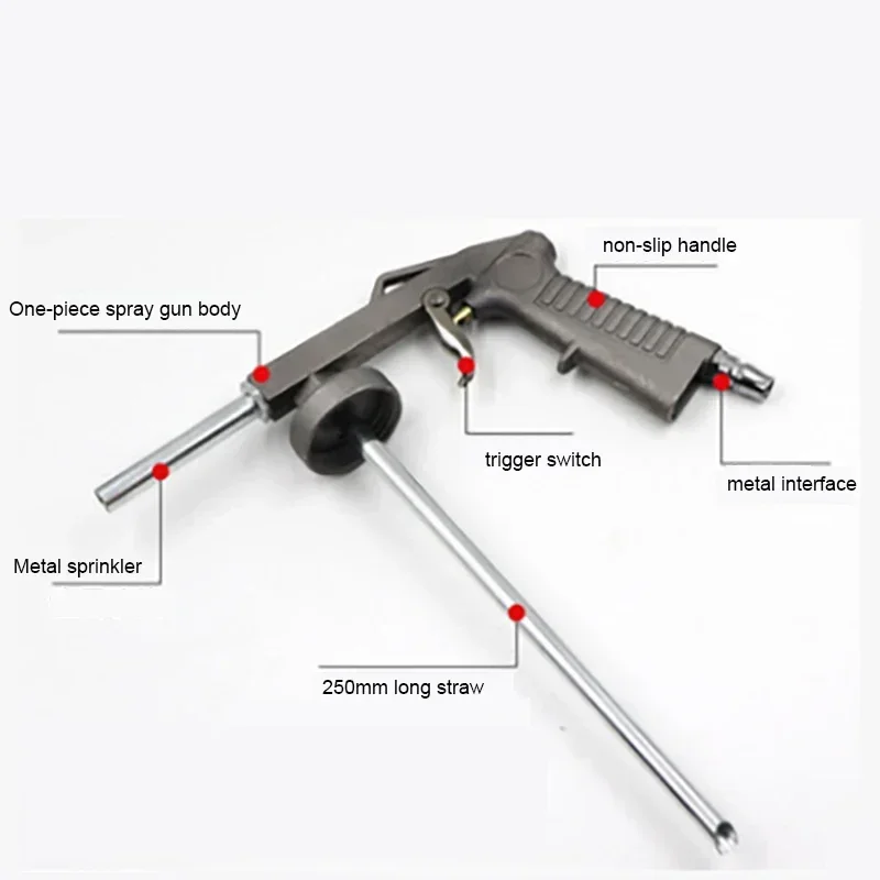 Airbrush Paint สำหรับแชสซีรถยนต์ปืนกาว Auto หุ้มเกราะสเปรย์ปืน Undercoating ปืน Underbody Coating Gun