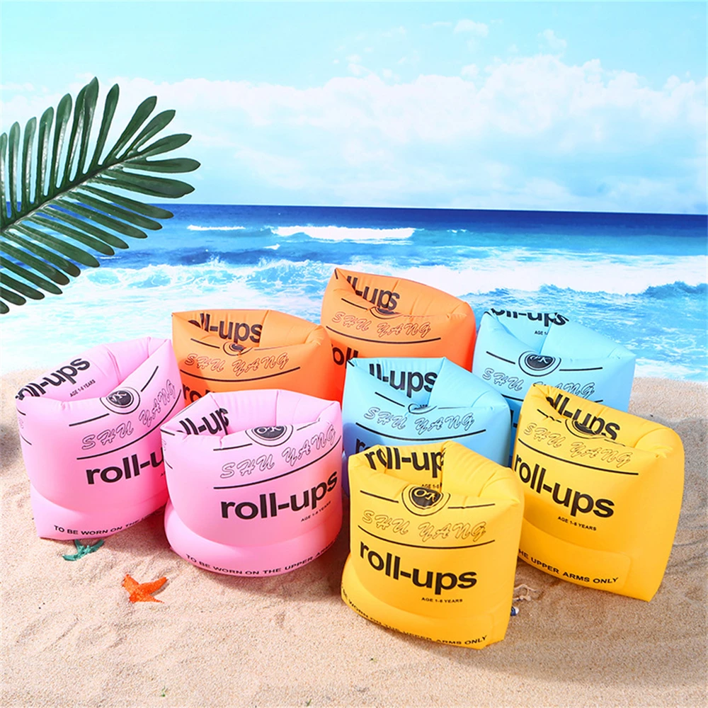 

2Pcs Kids Adult Inflatable Swimming Arm Bands Ring Portable Floating Circle Sleeves Child inflatable Pool Float Swimming Rings
