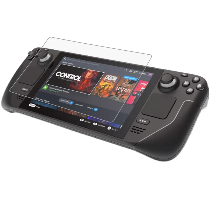 10 Buah/Lot Pelindung Layar Kaca Antigores untuk Konsol Game Dek Uap Aksesori Game Perlindungan Layar Antigores Film 9H