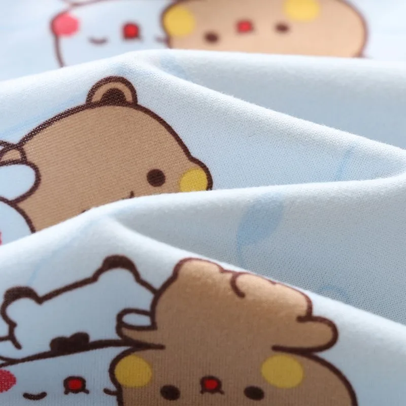 Kawaii Anime bubu dudu Pigiama Set Morbido e confortevole Uomo Donna Indumenti da notte Pigiama allentato in cotone Completo per la casa allentato Regalo di compleanno