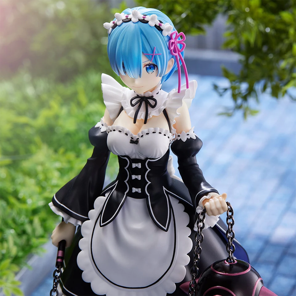 Oryginalne oryginalne Furyu Re: Zero zaczynając życie w innym świecie 30cm Rem Bunny Girls Ver PVC Model postaci lalki