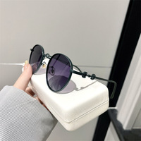 MIZHO Retro New Gothic Steampunk Polarized Sunglasses Men Brand Designer Vintage Round Sun Glasses UV400 Eyewear For Women