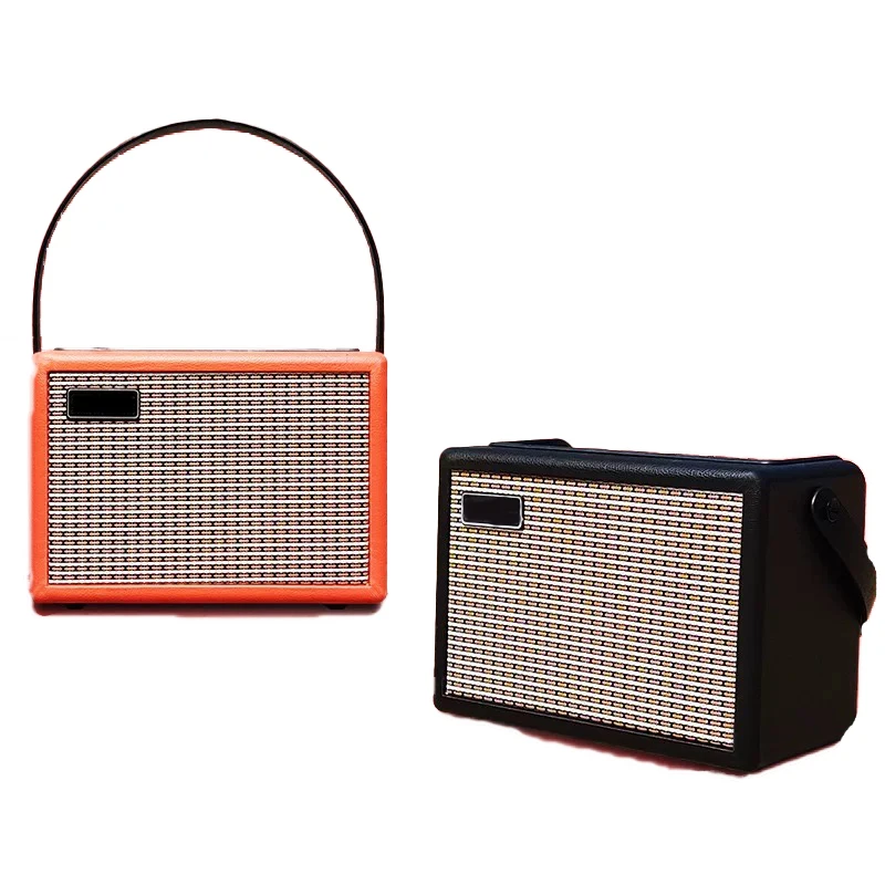 

Portable Electric Audio Amplifier Musical Instrument Accessories Rechargeable AMP Speaker for Electric Acoustic Guitar Ele Piano