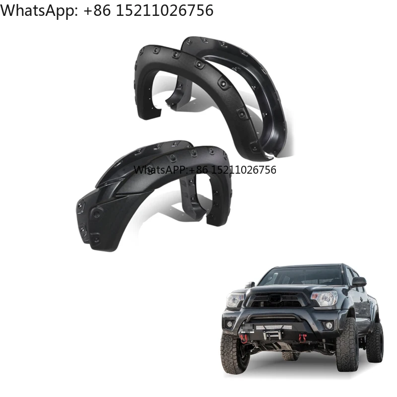 Spedking Popular 4x4 Auto Accessories ABS Truck Fender Flares for Toyota Tacoma 2012 2013 2014 2015 Fender Flares