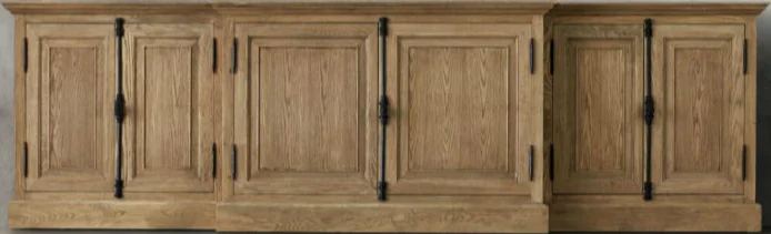 

Solid wood retro old TV cabinet folk style French small apartment locker