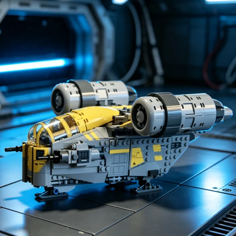 Direct Fast Ship 930PCS Interstellar Conflict Iconic Ship Building Blocks Model Educational Ornament Toys for Reward Gifts